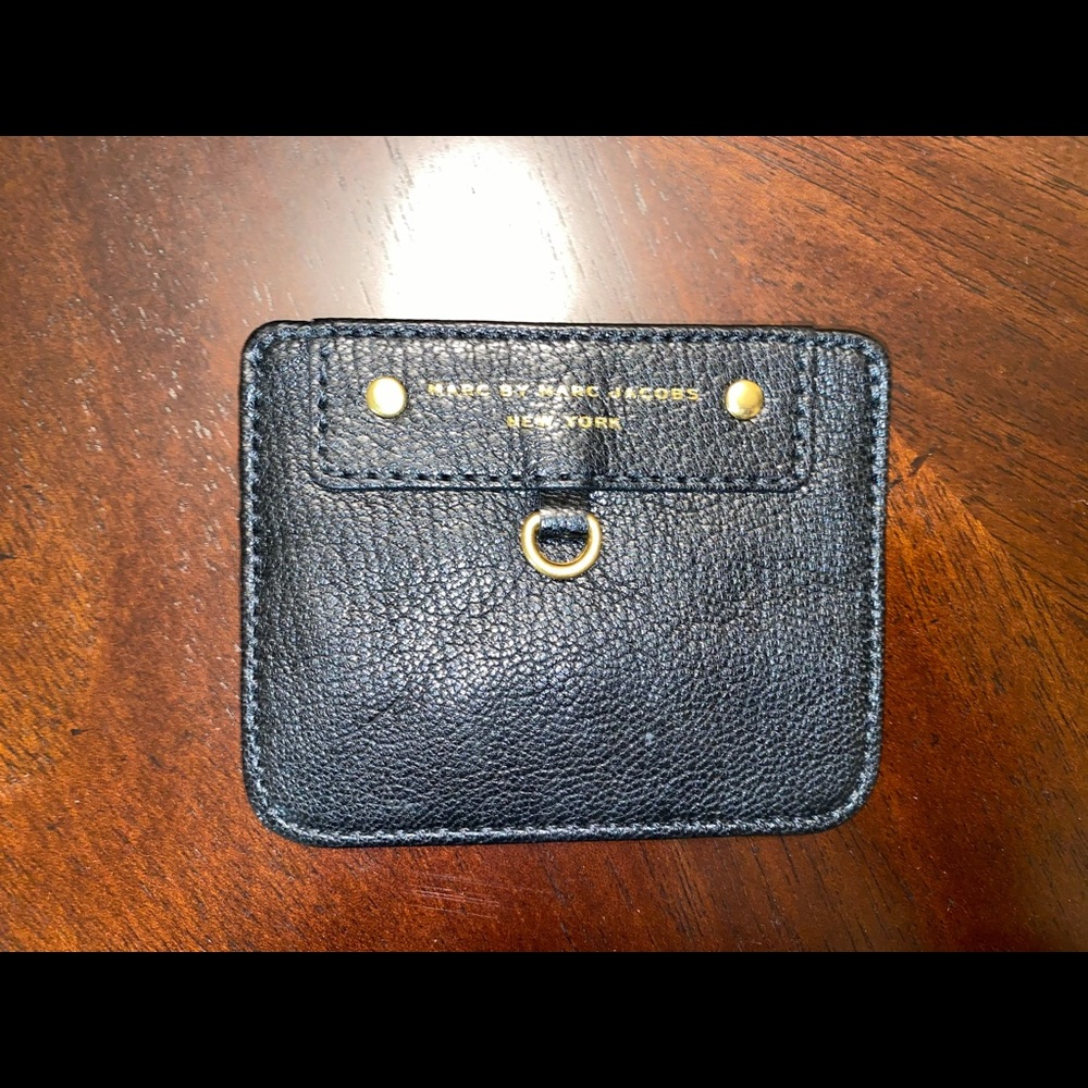 Marc by Marc Jacobs Leather Black Card Case